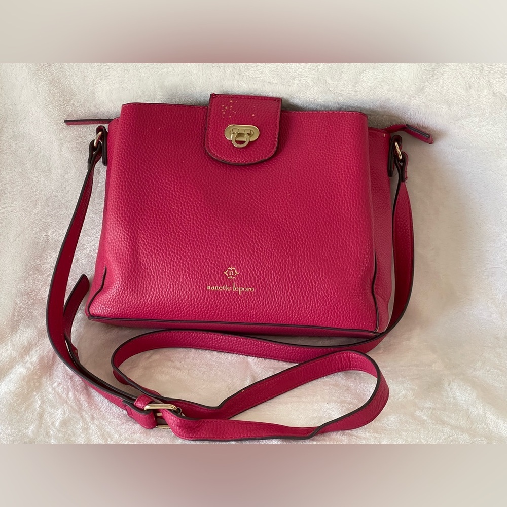 Nanette Lepore Purse Vegan Leather pink purse - Picture 2 of 11